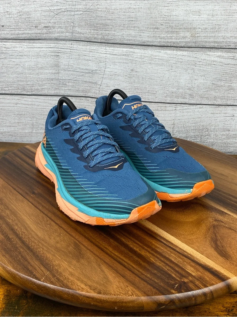 HOKA One One Torrent 2 Teal Cantaloupe Hiking Shoe Women’s Sneaker Size 8 B